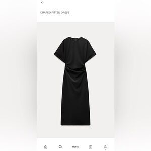 NWT Zara Draped dress